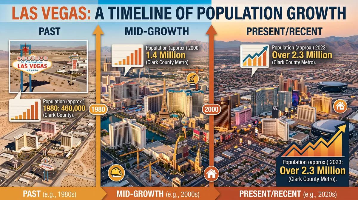 Clark County population growth forecast to slow, delaying 3 million milestone