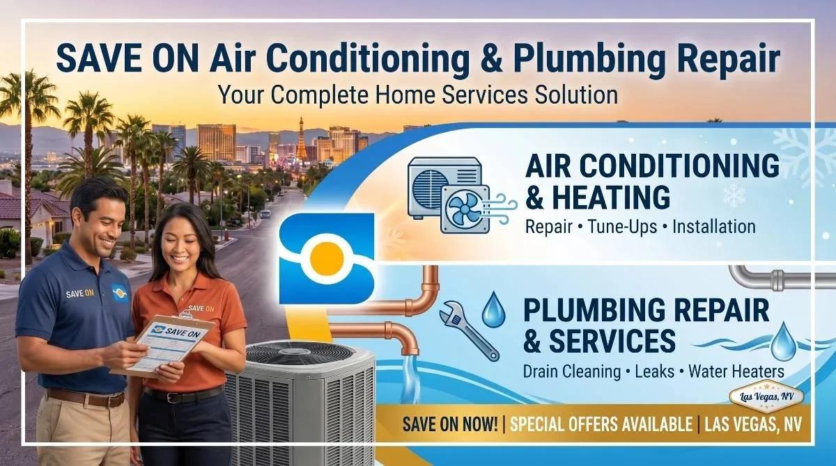 Save on Air Conditioning & Plumbing Repair