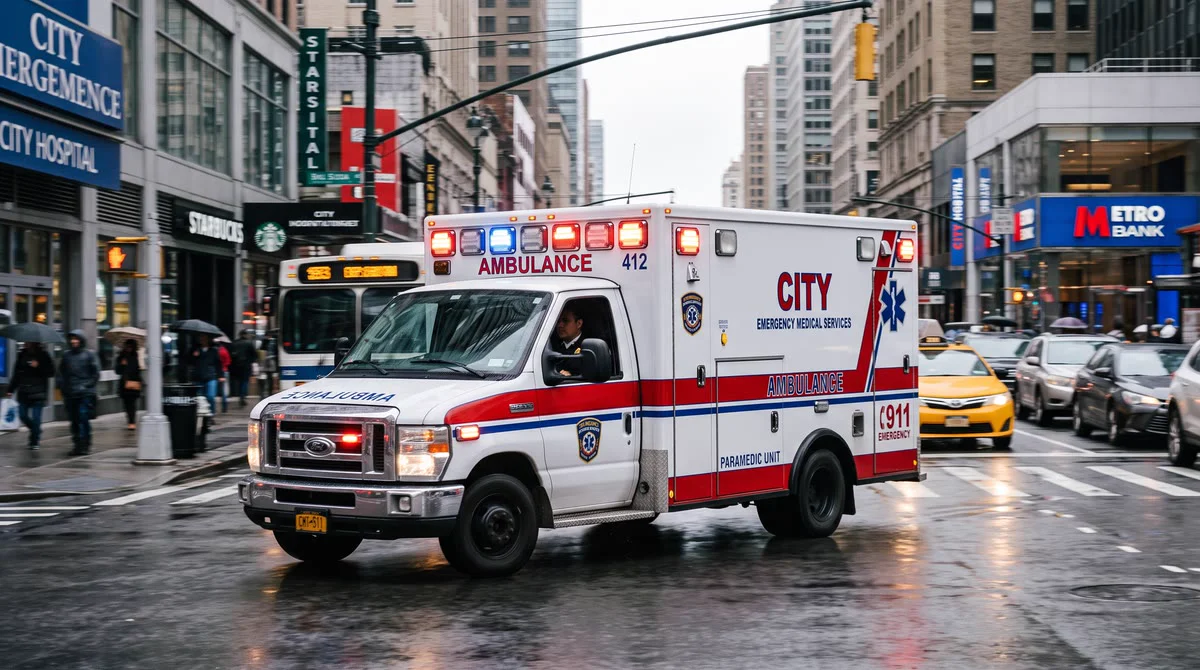Las Vegas Police Investigate Stolen Ambulance in Southwest Area